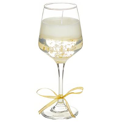 Wine Glass Gel Candle